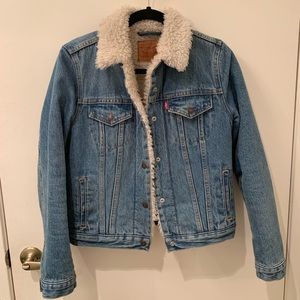 Levi’s Sherpa Denim Trucker Jacket